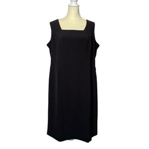Jessica London Classic Elegant Black Sleeveless Dress Women's Size 16W